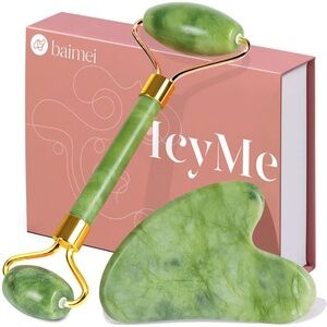 Baimei Jade Roller & Gua Sha Face Roller